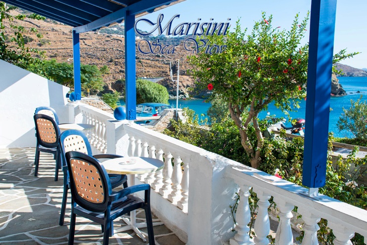 Ενοικιαζόμενα δωμάτια στο Μπατσί Άνδρου, Marisini Sea View περιοχή Στιβάρι
