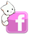 facebook icon pink