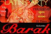 Πέμπτη 29 Νοεμβρίου 2012, Latin βραδιά στο Barak Club στο Κολωνάκι.