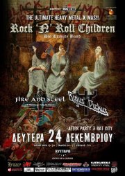 Στις 24 Δεκεμβρίου, ετοιμαστείτε για το απόλυτο μεταλλικό Χριστουγεννιάτικο ρεβεγιόν παρέα με τις μουσικές των MANOWAR, των JUDAS PRIEST, και των BLACK SABBATH !!!  Οι FIRE AND STEEL (Manowar Tribute Band), στο Κύτταρο στην Αθήνα.