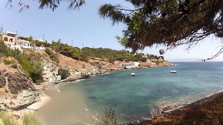 Kythnos paralies-Ormos-Mikri ammos-Kanala