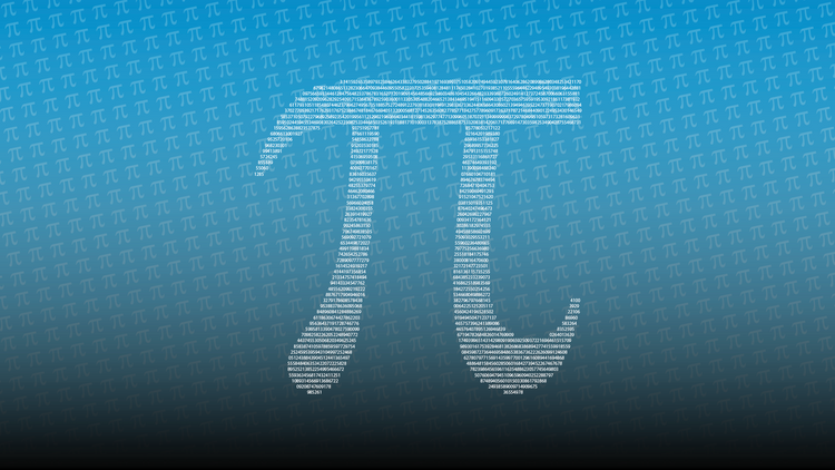 Pi Typography Wallpaper