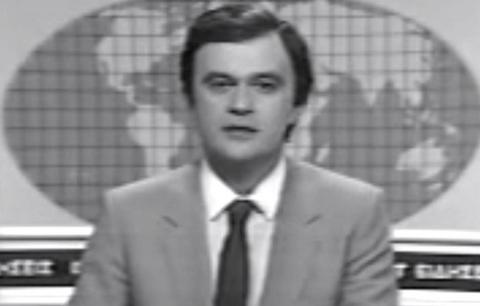 Αντώνης Ζησιμάτος, ήταν από τους πρώτους παρουσιαστές ειδήσεων της κρατικής τηλεόρασης