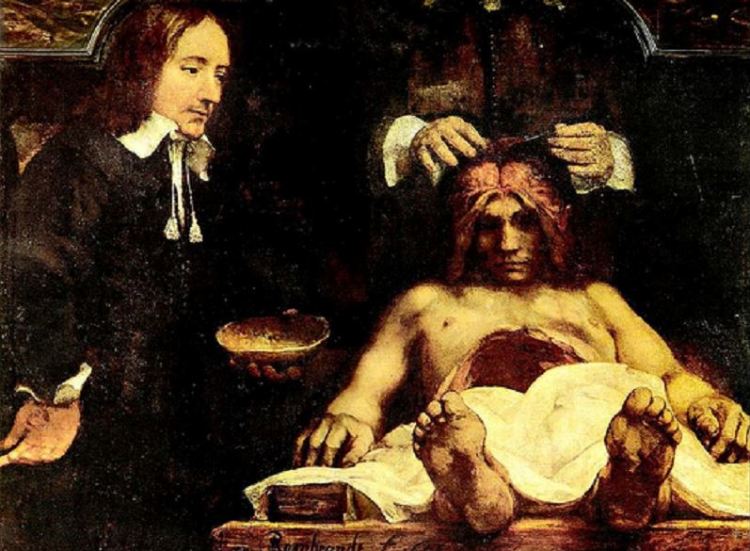 Rembrandt-The Anatomy lesson of doctor Joan Deyman
