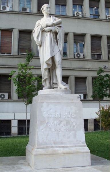 George Canning statue