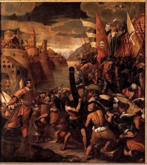 VASSILACCHI Antonio Conquest of Tyre 1590