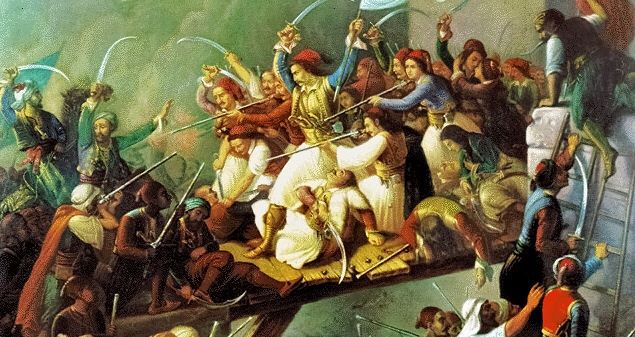 Η ηρωϊκή έξοδος του Μεσολογγίου 10 Απριλίου 1826