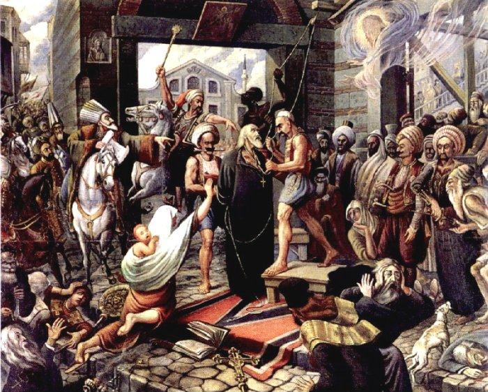 Ο απαγχονισμός του Πατριάρχη Γρηγορίου Ε΄