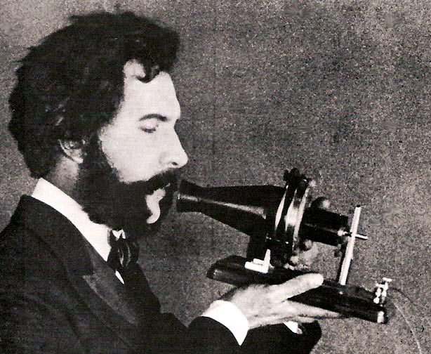 Alexander Graham Bell in an ATT promotional film 1926