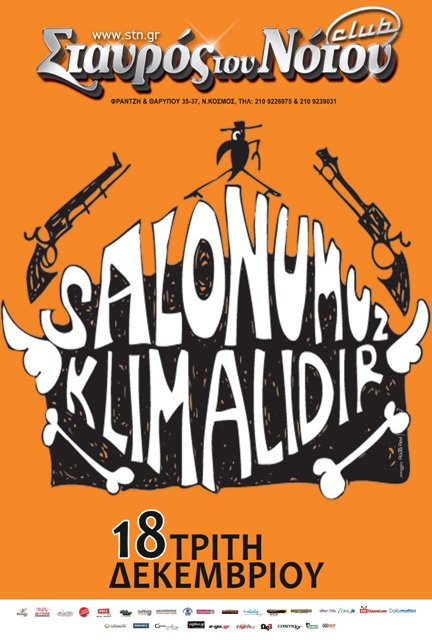 Τρίτη 18 Δεκεμβρίου 2012, οι Salonumuz Klimalidir, στο, Σταυρός του Νότου Club.