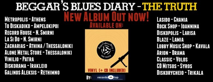 Σάββατο 30 Μαρτίου 2013, οι Beggar’s Blues Diary live, στο Αn Club στα Εξάρχεια