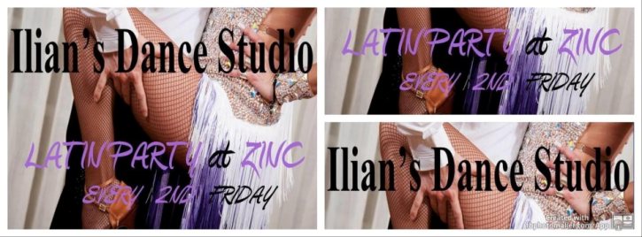 Παρασκευή 13 Σεπτεμβρίου 2013, τα Ilian's Dance Studio, Reina και Let's Dance σας περιμένουν για ατελείωτο χορό στο Zinc στο Π. Φάληρο